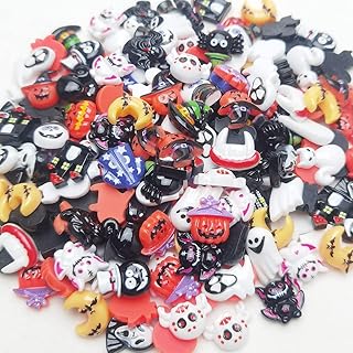 LibiIine 100pcs Mix Lots Flatback Resin Buttons Flat Back Scrapbooking R...