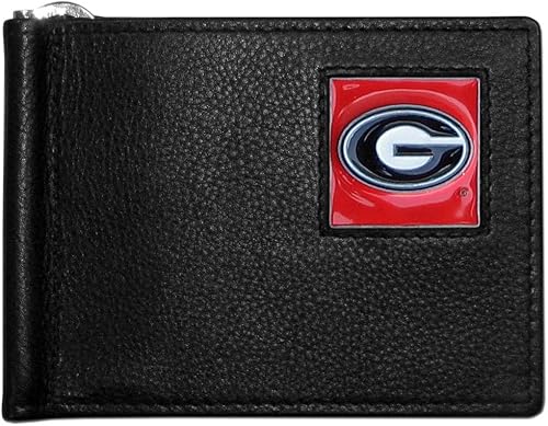 Miniatura 9 de Siskiyou Cartera deportiva de cuero con clip para billetes de la NCAA