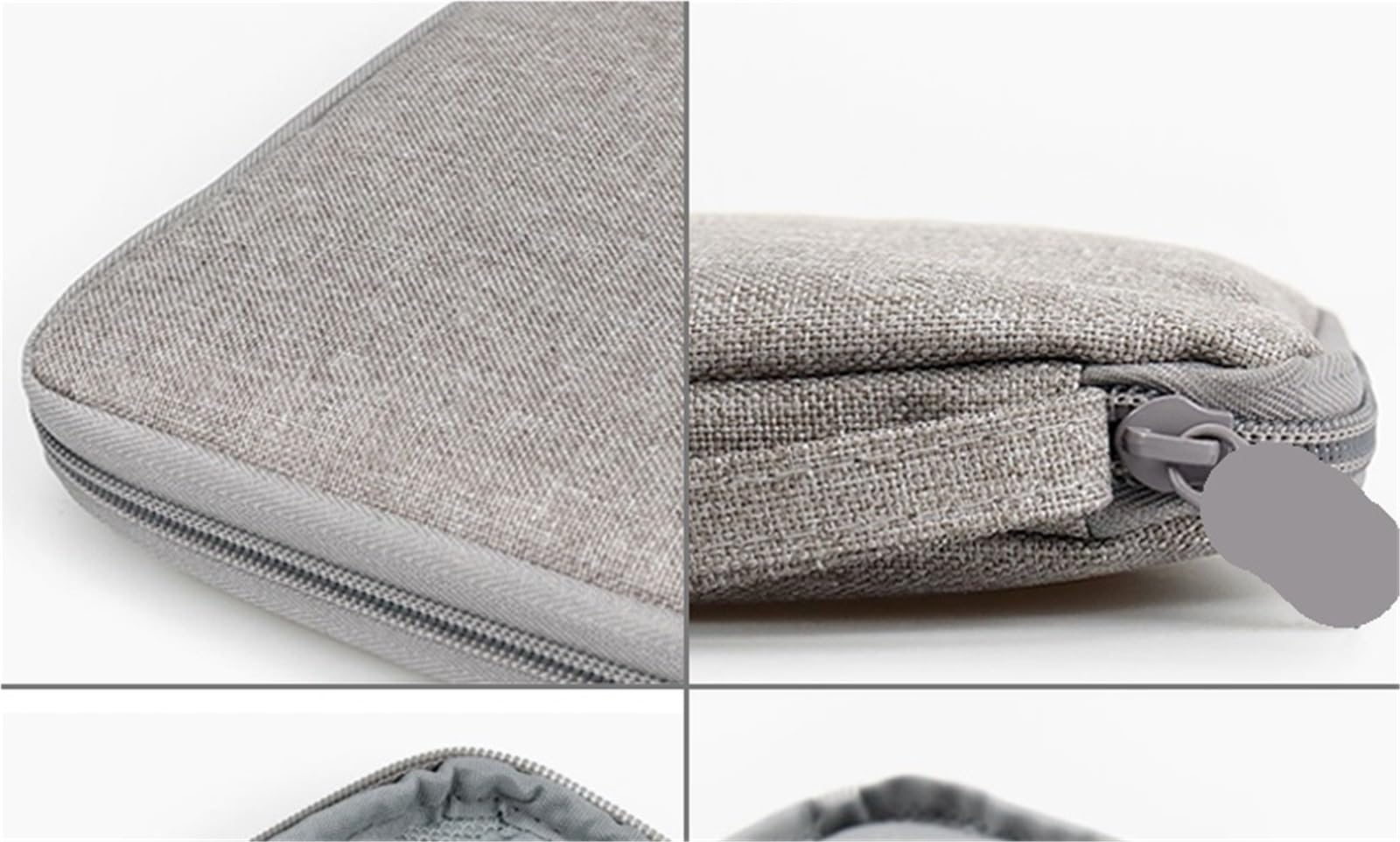 Torba na akcesoria elektroniczne, Akcesoria elektroniczne Kabel USB Etui do przechowywania kabli Cyfrowa organizacja(Large Gray)