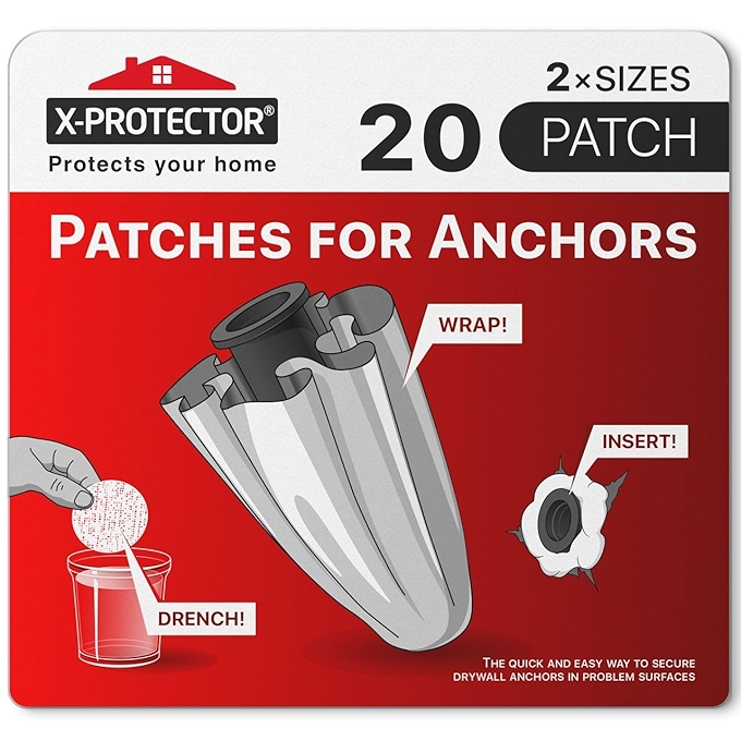 X-Protector Hollow-Wall Anchor Repair Patches