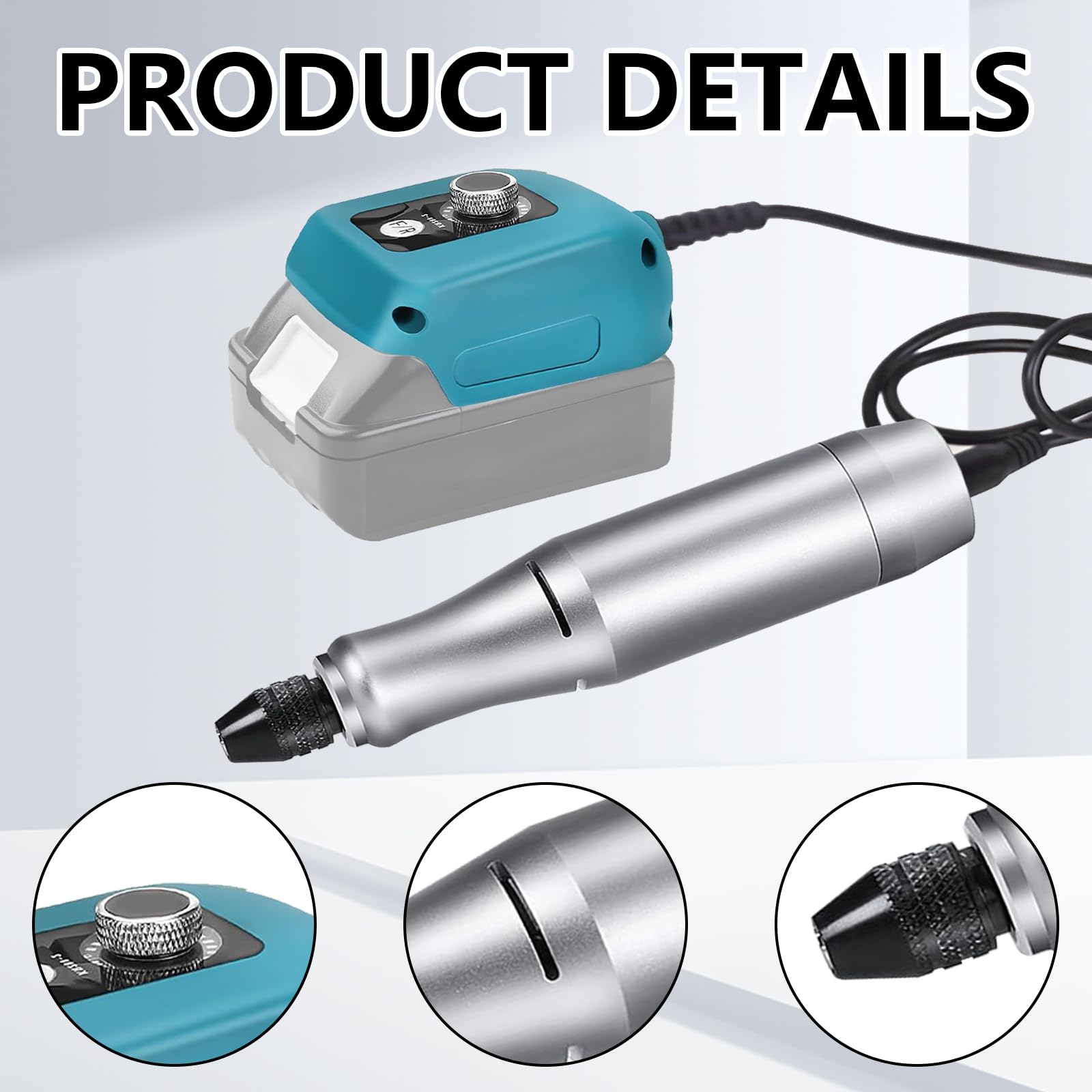 Makita 18 V Strumento Multifunzione a Batteria Senza Spazzole con 128 Accessori