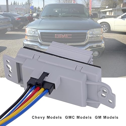 Miniatura 7 de 15-81773 Kit completo de resistencia del motor del soplador con arnés  Reemplaza 89018778, 15 81773,89019351,1581773  Compatible con Chevy, GMC