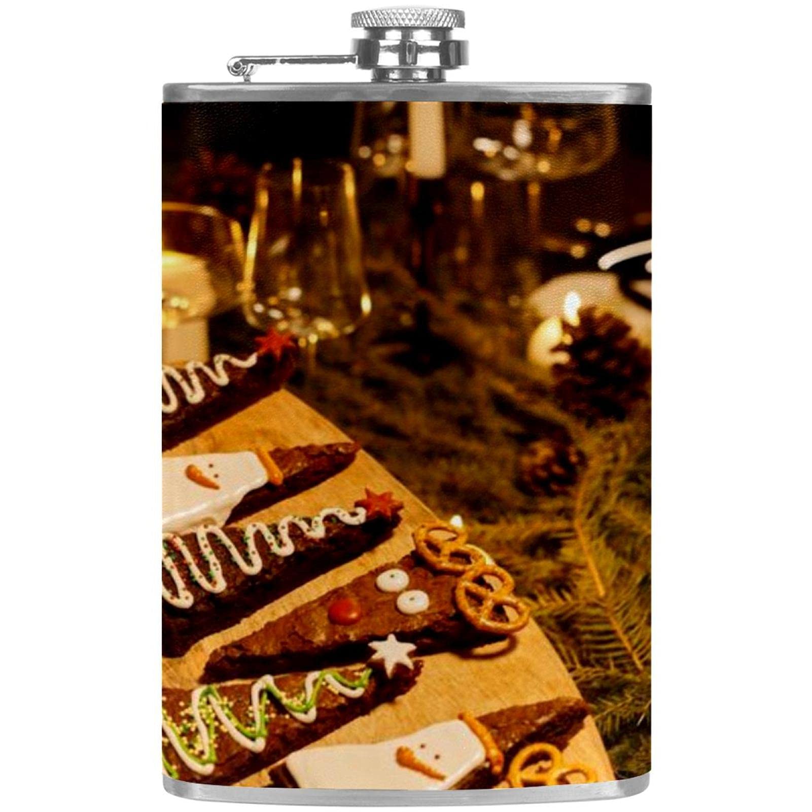 Petite flasque pour liqueur et son entonnoir pour les fêtes de fin d'année
