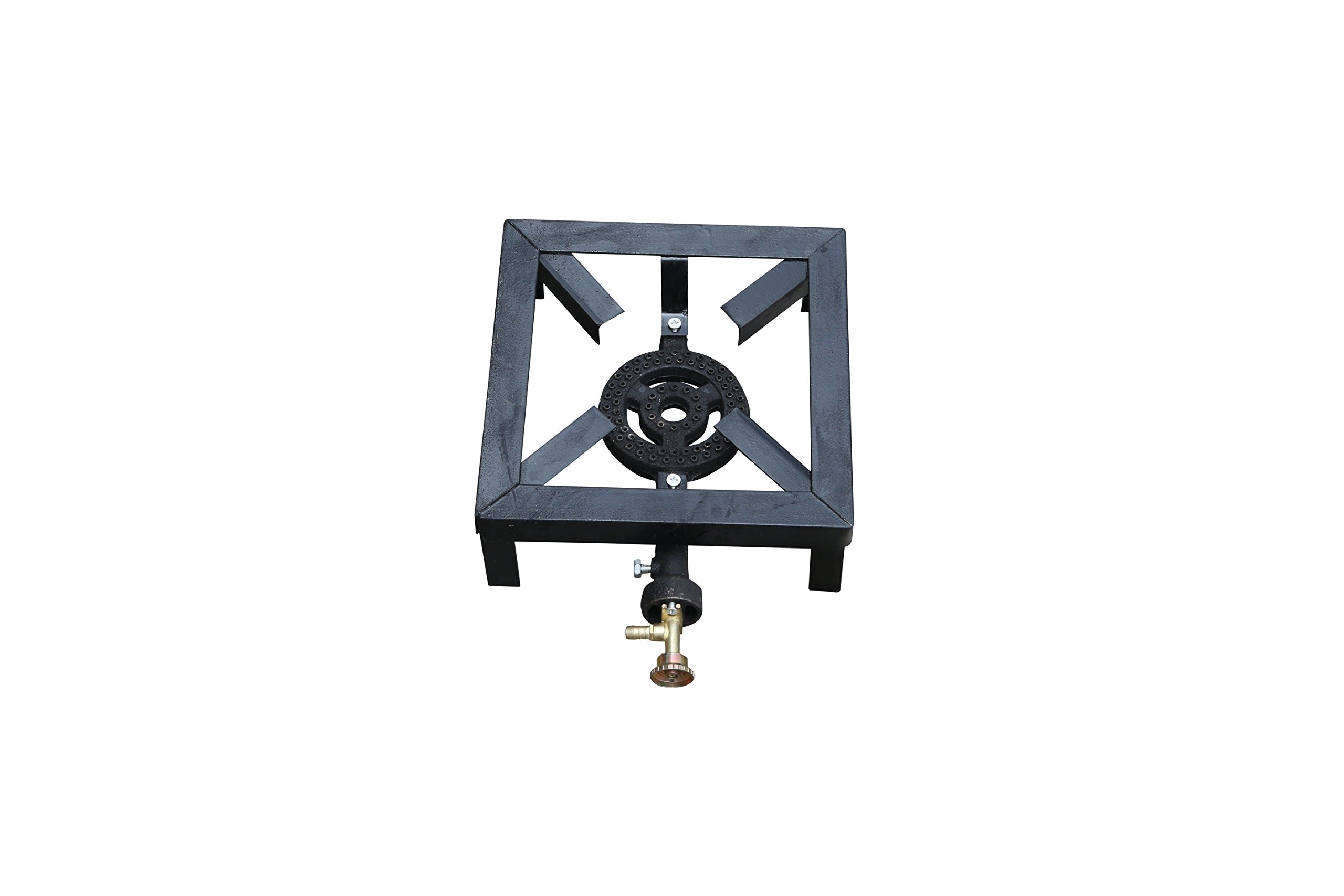 Camp Life Portable Single Burner Outdoor Gas Cooker, 9 x 9"