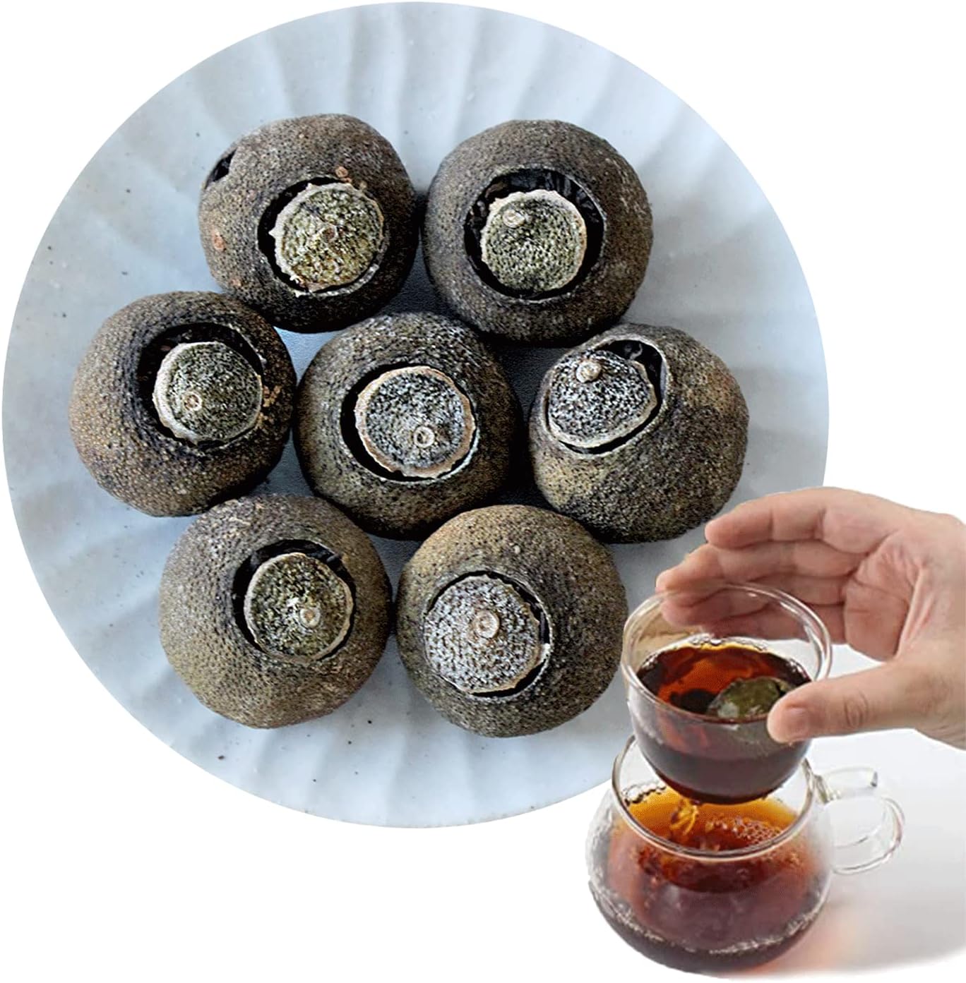 Xiao Qing Gan Green Orange Puerh Ripe Tea - 28 pcs in a gift box