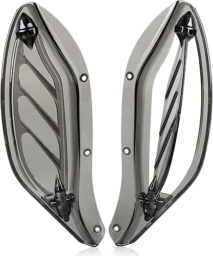 Kit de deflector de aire ajustable de humo, deflectores de ala lateral, carenado compatible con Harley Touring Street Glide, Electra Glide, Trike,