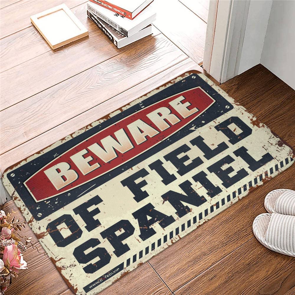 Tapis de porte absorbant pour retenir la saleté de l'épagneul des champs