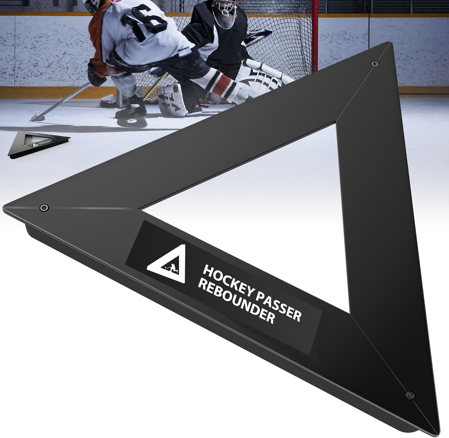 Hockey Passer Rebounder,Heavy Duty Hockey Training Equipment,Hockeys Training Aids for Improves Passing,Shooting,and Stickhandling Skills,Use On and Off The Ice-Length 26 inch, Puck Control