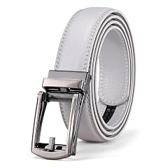 Automatic Ratchet Genuine Leather Dress Belt Men Executive Classic Gift