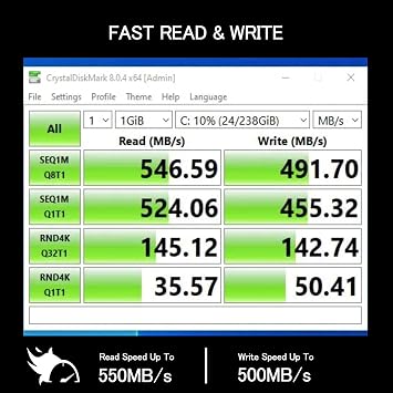 mSATA SSD 1TB SATA 3 6Gb/s 3D NAND Mini Internal Solid State Drive for Laptop PC Desktop (mSATA, 1TB)