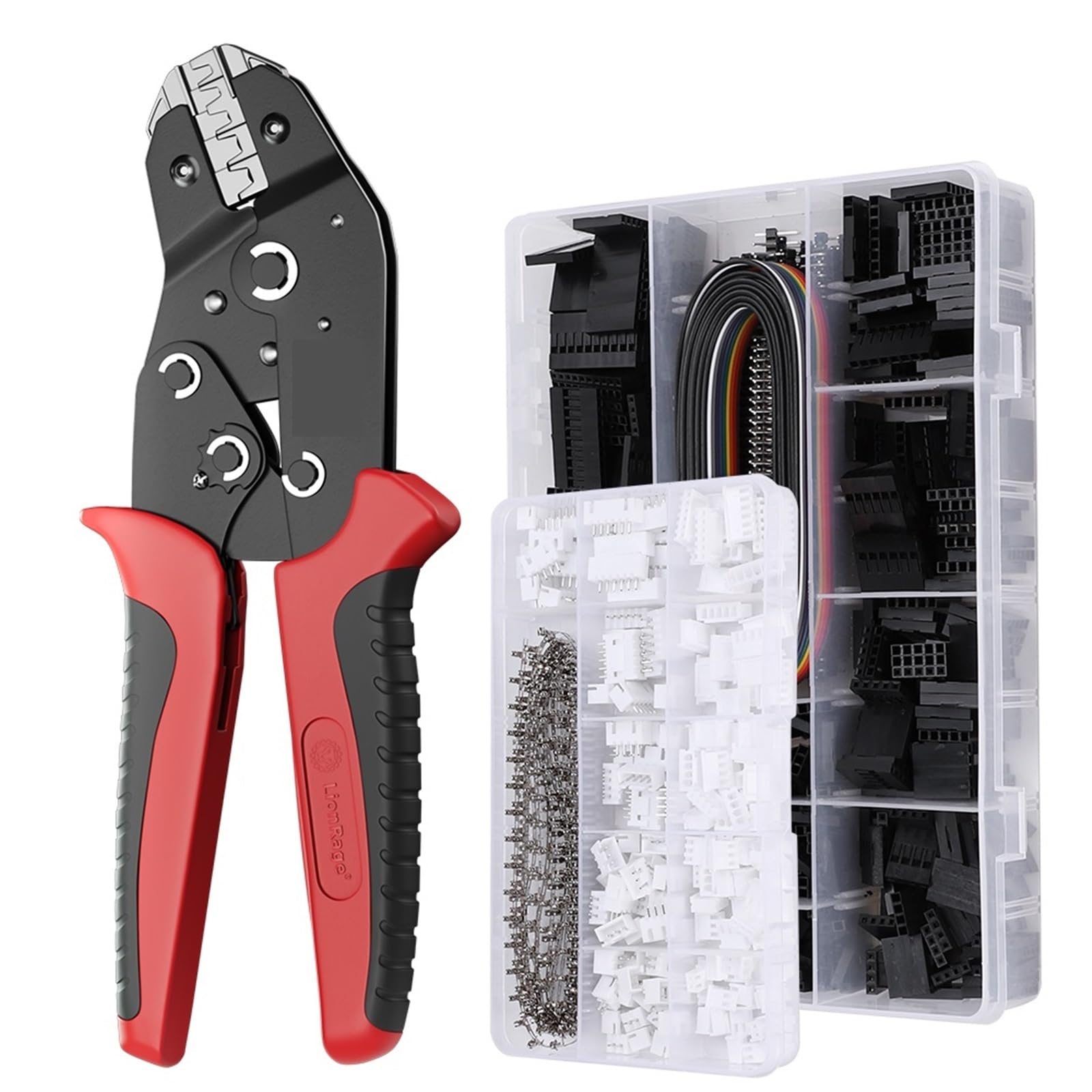 Kvkitklw Sn-58Bs Pro Set Crimping Mine Tools For Ph2.0/Xh2.54/2.8/3.0/3.96/Kf2510/Jst Terminal Sn-68B Pro 0.08-1.5Mm²/Awg28-16 Wire Ratcheting Pliers(Sn-58Bs Pro Set)