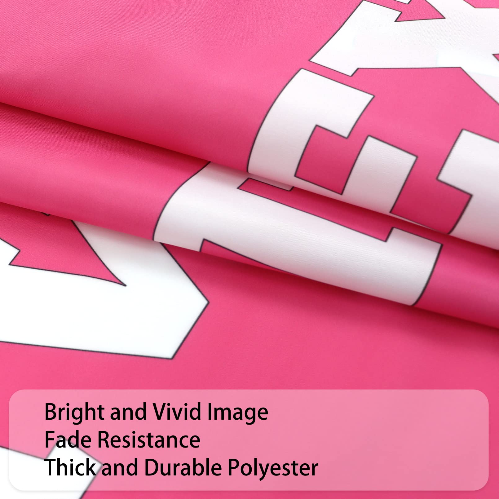 Seekamit MILF-Flagge Rosa – 0,9 X 1,5 M, Polyester, Lustige Meme-Flagge Für Zimmer & Garten