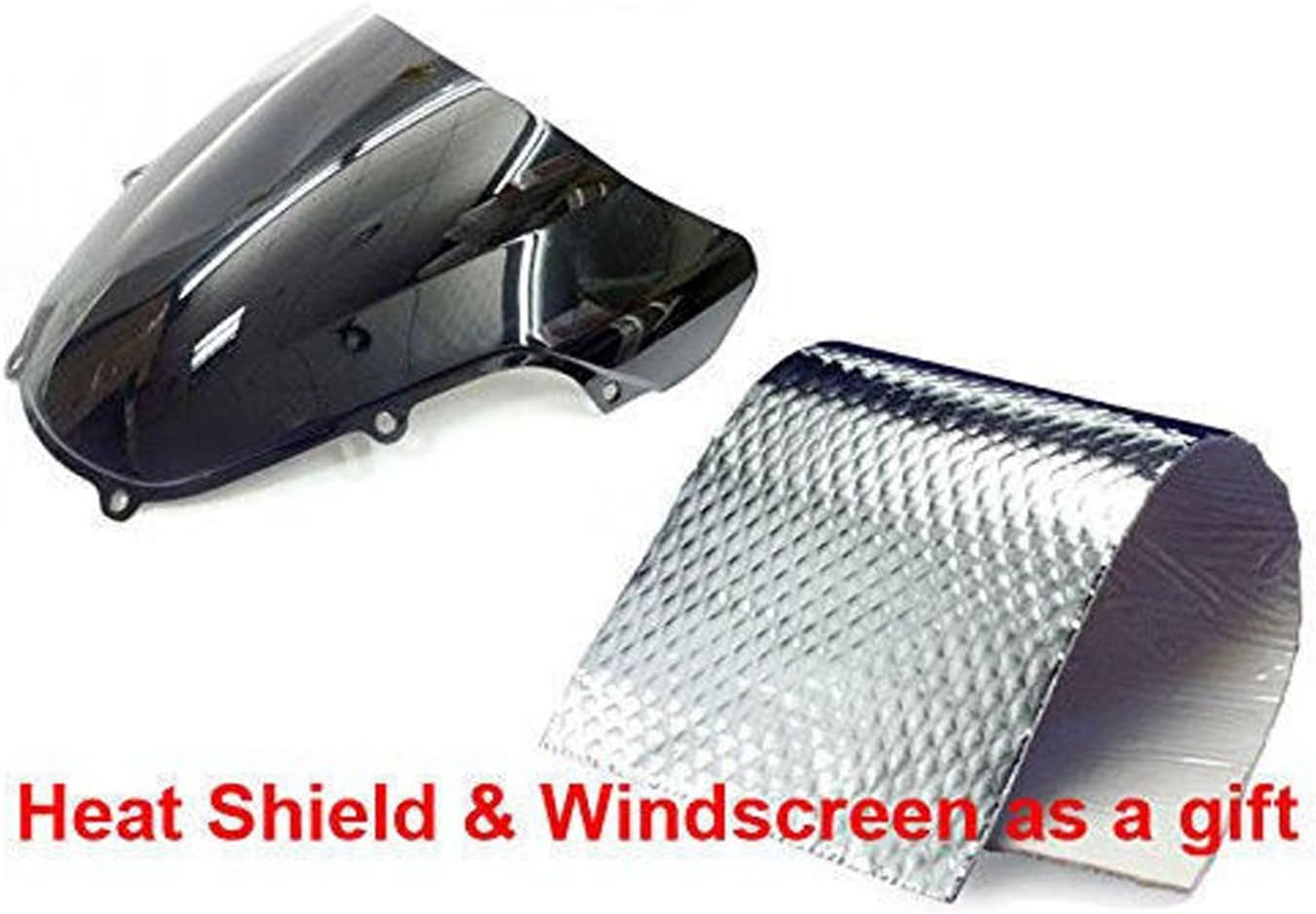 ZXMOTO Matte Black Motorcycle Fairing Kit for 2008 2009 2010 2011 2012 Kawasaki Ninja 250R EX250,ABS Plastic Bodywork Fairings