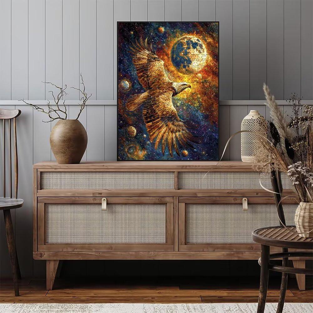 Puzzle 6000 Pezzi, L' Aquila Stellare 3D Puzzle per Adulti Impegnativo, Educa Puzzles Artistico, Divertente E Stimolante Puzzles Decorativo per La Famiglia, Regalo e Decorazione Pareti DX0YL6-945