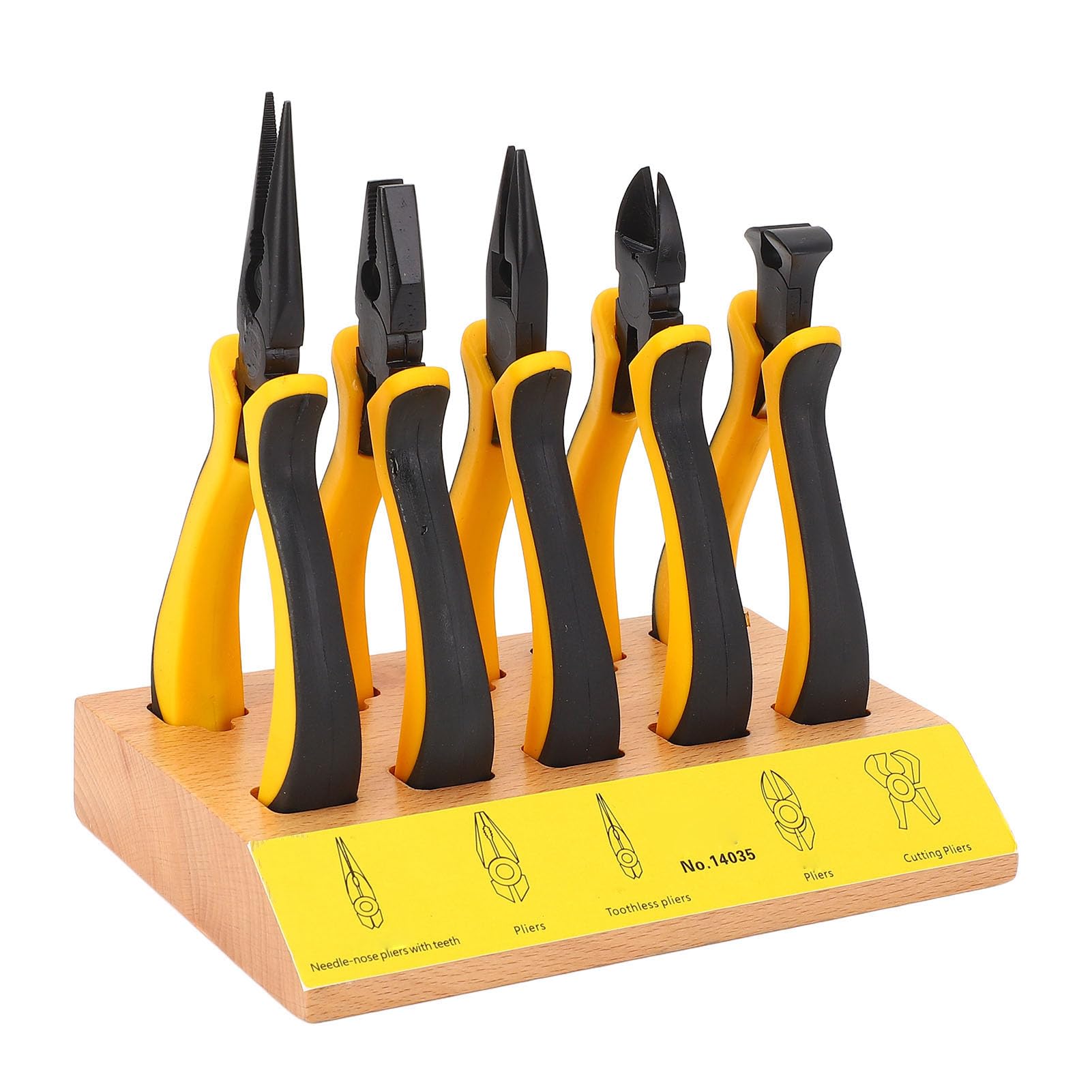Set di Pinze per Riparazione Orologi, Confezione da 4 Pinze per Gioielli con Becchi Ad Ago, a Becchi Tondi, a Piegati e Tronchesi per Forniture per Orecchino