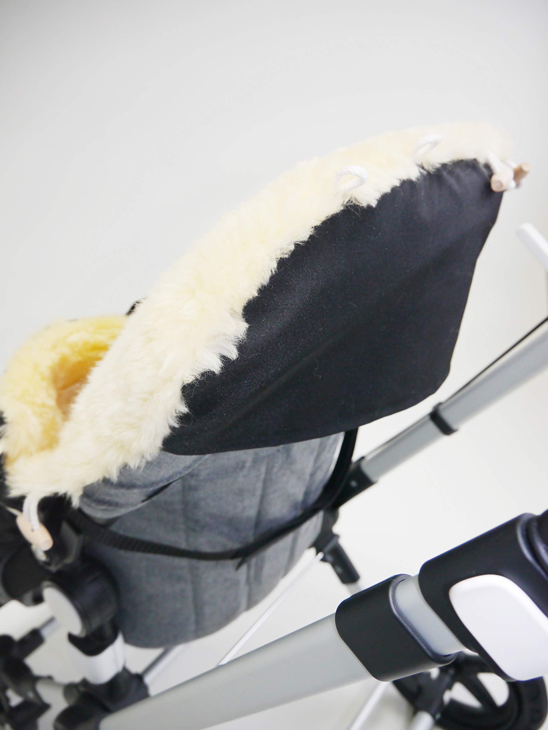 Kaiser 6540825 ALLEX - Saco para cochecito de bebé, color negro