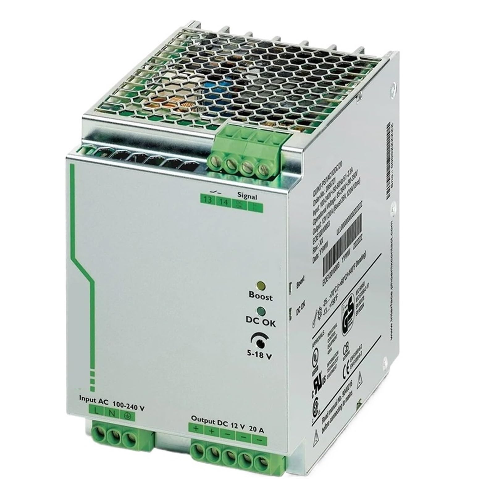 CLBSWYEJK Power Supply QUINT-PS/1AC/12DC/20 2866721