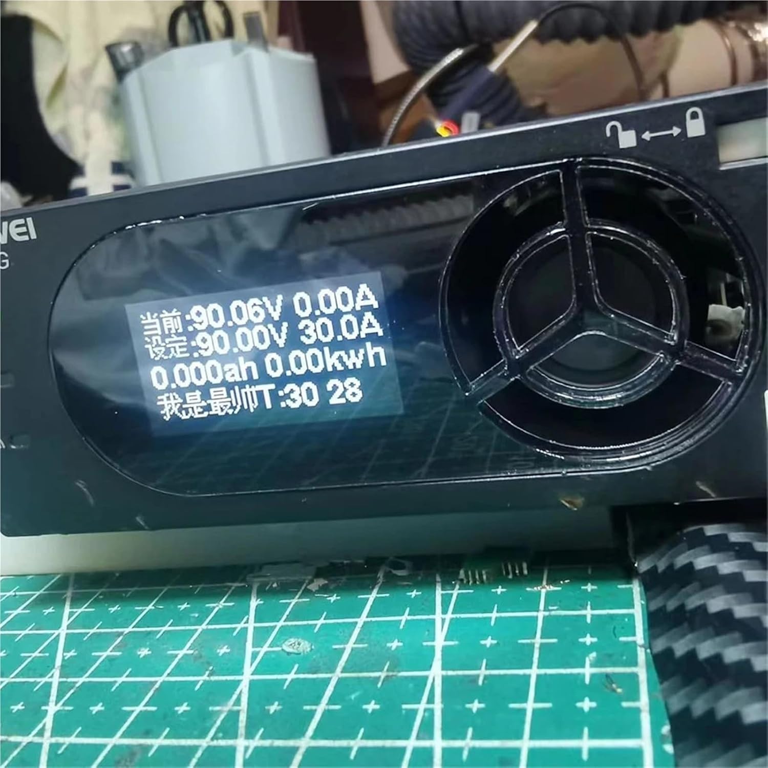 Bluetooth Lithium Lead-Acid Battery Charging Charger 66-93V 70-100V 0-50A(66-93V 0-50A,220V UK)