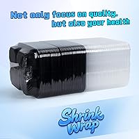 Vista 2 de YANGRUI Juego de 40 contenedores para preparar comida con tapa - 34 oz 4 compartimentos con sello cuádruple a prueba de fugas Contenedores