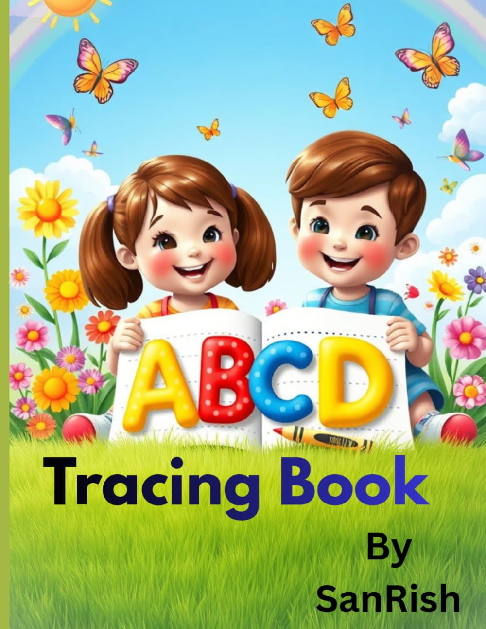 ABCD tracing book for kids: Learn to Trace Uppercase and Lowercase Letters with Fun Objects and Coloring Activities