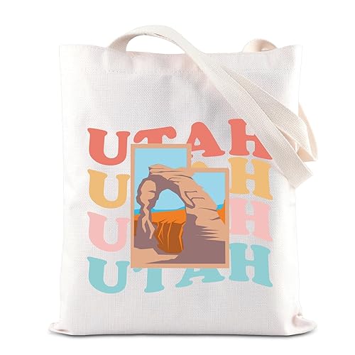 ENSIANTH Utah Travel Tote Bag - Beehive State Trip Gift