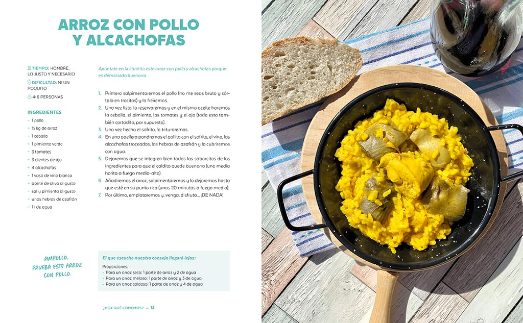 Las recetas de mi madre: La primera vez que te divertirás leyendo un libro de recetas (Cocina casera)