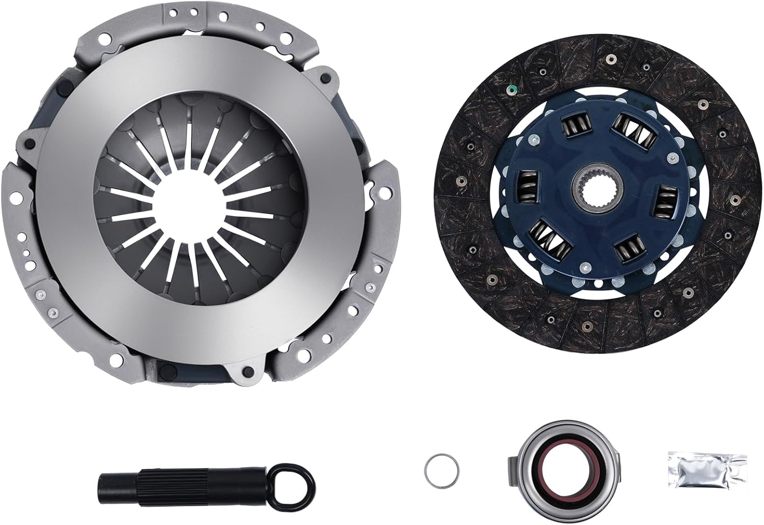 Transmission Clutch Kit with Alignment Tool & Release Bearing for CR-V CRV 2002-2006 2.4L & Element 2003-2009 2.4L Manual Transmission – 8.86" Disc 24 Spline – Replace 08-049 08-047