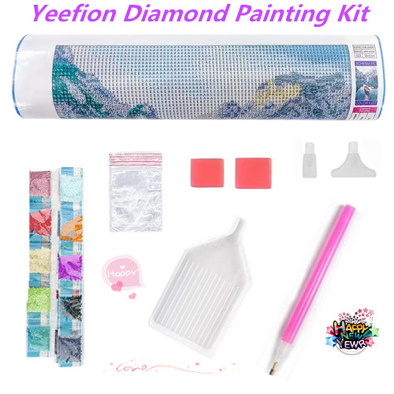 【女宇】ダイヤモンドアート 3点 Amazon | 3ピースセット 40x60cmダイヤモンドアート 抽象的な
