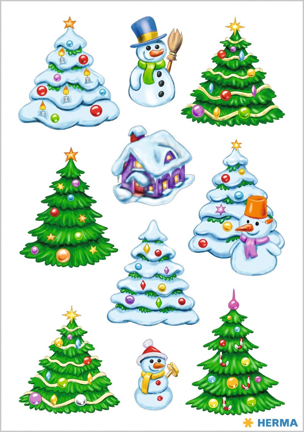 Herma - Herma Weihnachts-Sticker Decor"Weihnachts-Winterwald", Weihnachtswinterwald - Image 2