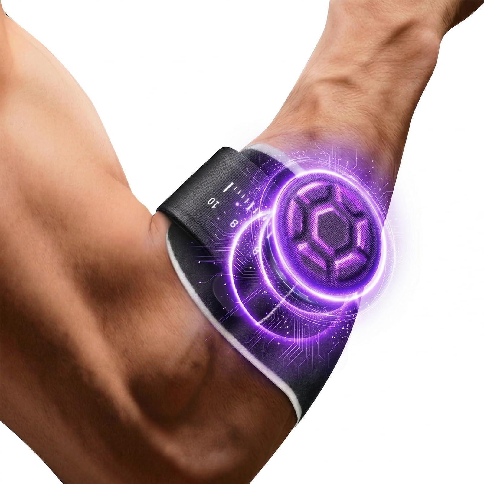 Ellenbogenbandage Tennisarm Bandage für Tennisarm und Golferarm ,Leichte Manschette fürTennisarm,Einstellbare Schmerzlinderung bei Epicondylitis für Sehnenentzündung,Arthritis,Rechts und Links Unisex