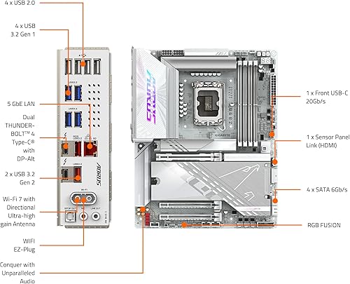 Vista 59 de GIGABYTE Z790 AORUS Elite X WIFI7