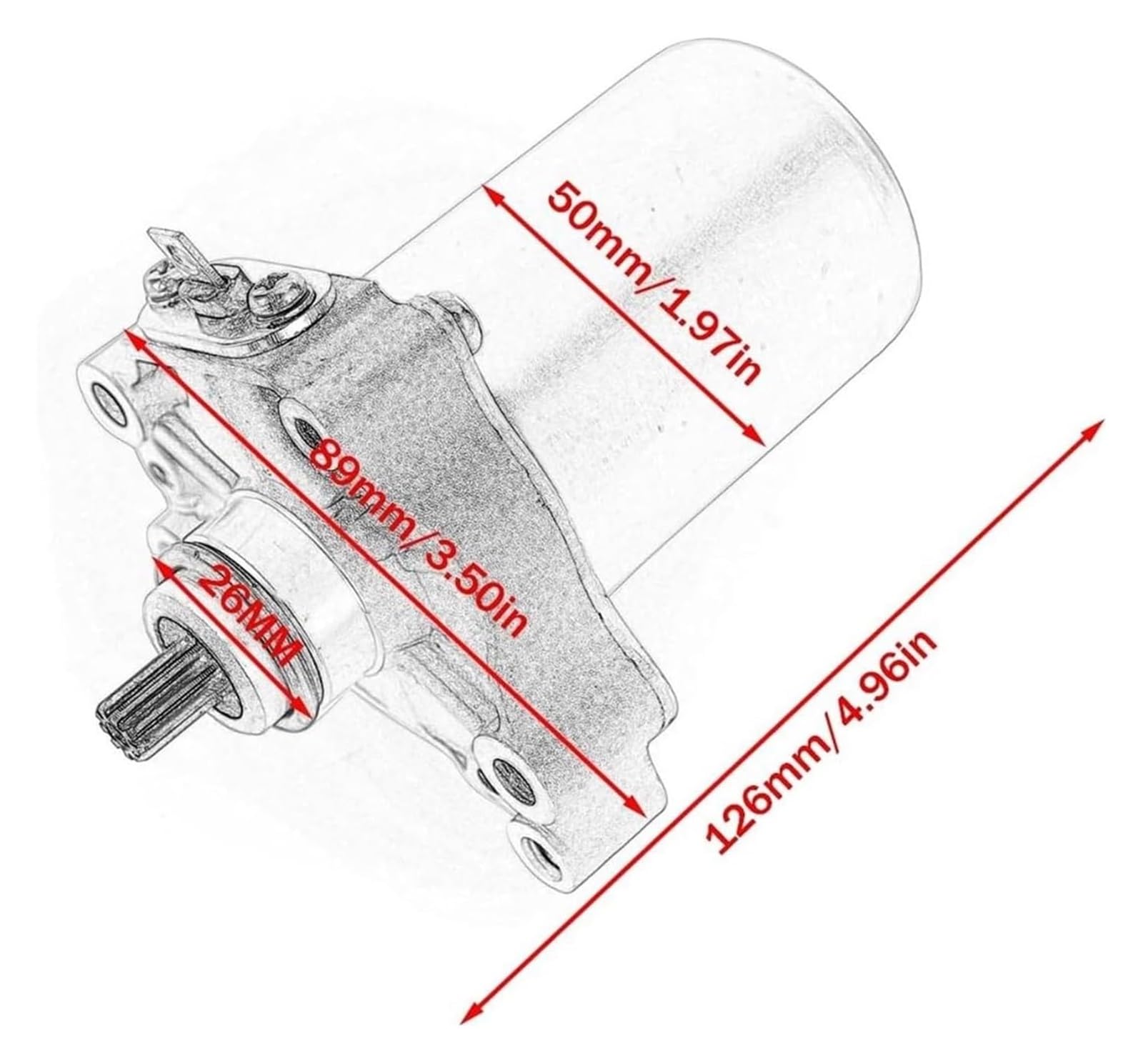 per Piag&Gio per Skipper 125 1993 1994 1995 1996 1997 per LX 1998 1999 Motorino Avviamento Moto Elettrico Avviamento Motore Tilt Trim