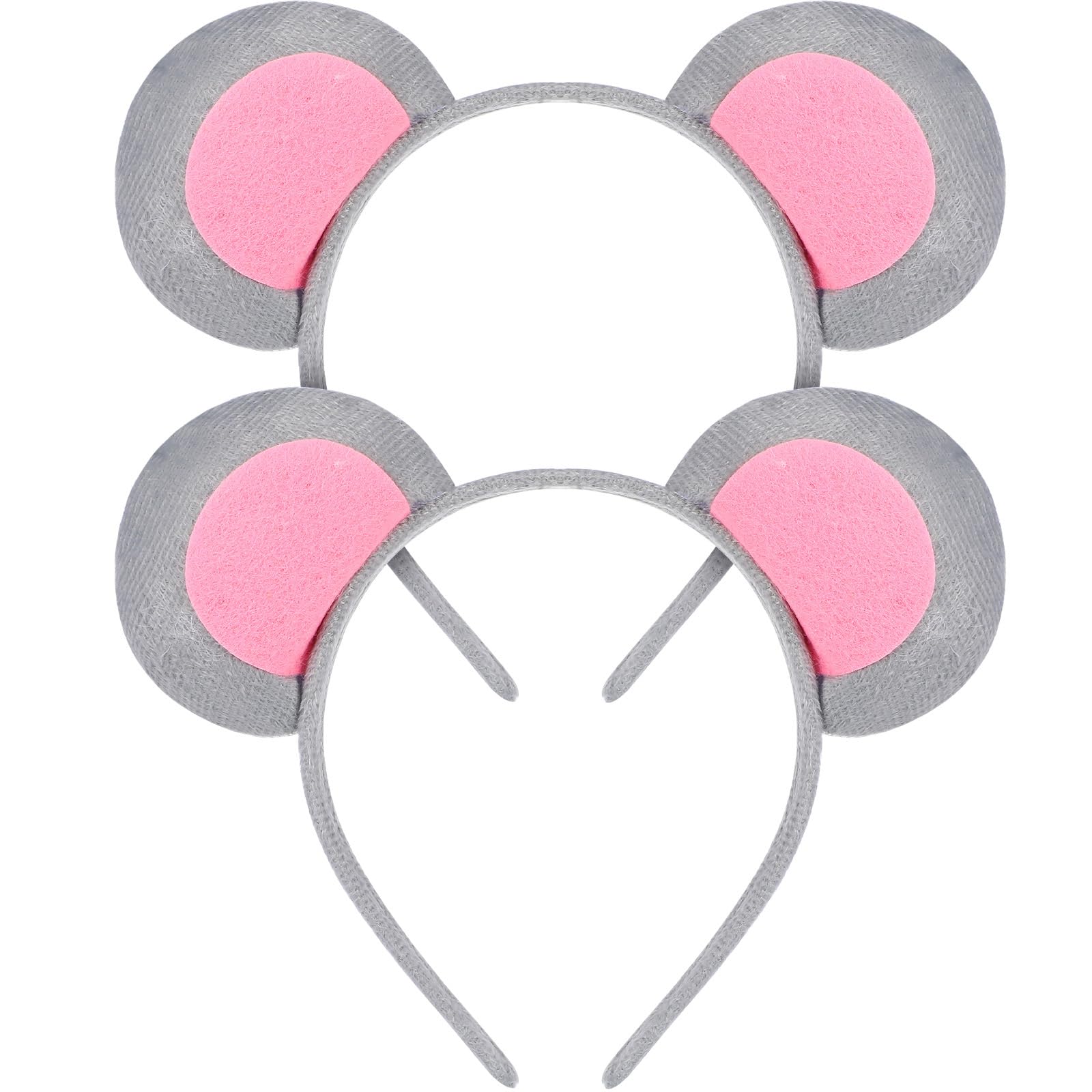 Lot De 4 Bandeaux Avec Oreilles De Souris - Accessoire Fête D'anniversaire, Cosplay, Pour Adulte Et Enfant