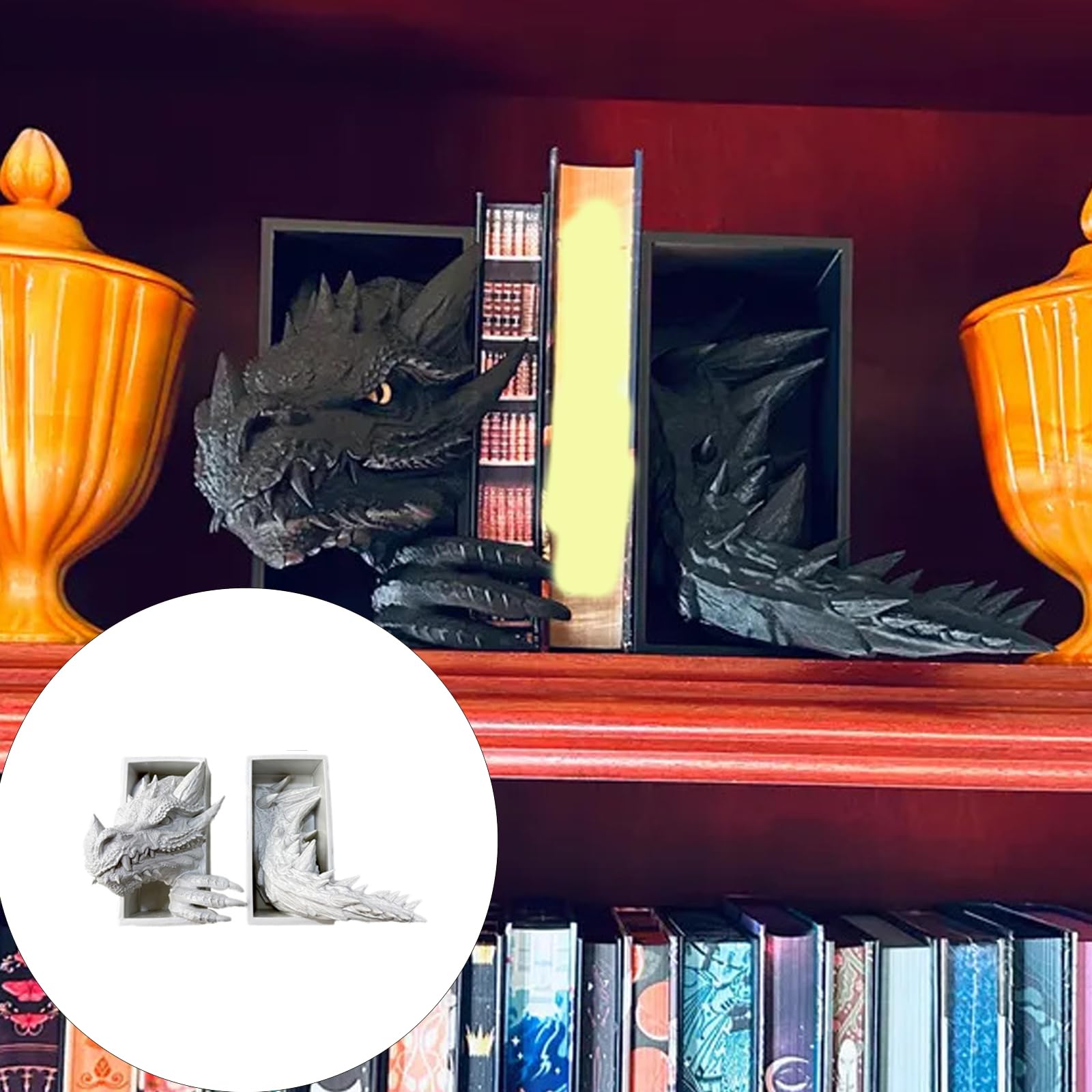 Fermalibri decorativi fermalibri unici per tenere libri contabili fermaporta in resina per casa, ufficio, scrivania, libreria, decorazione, fermalibri decorativi per scaffali