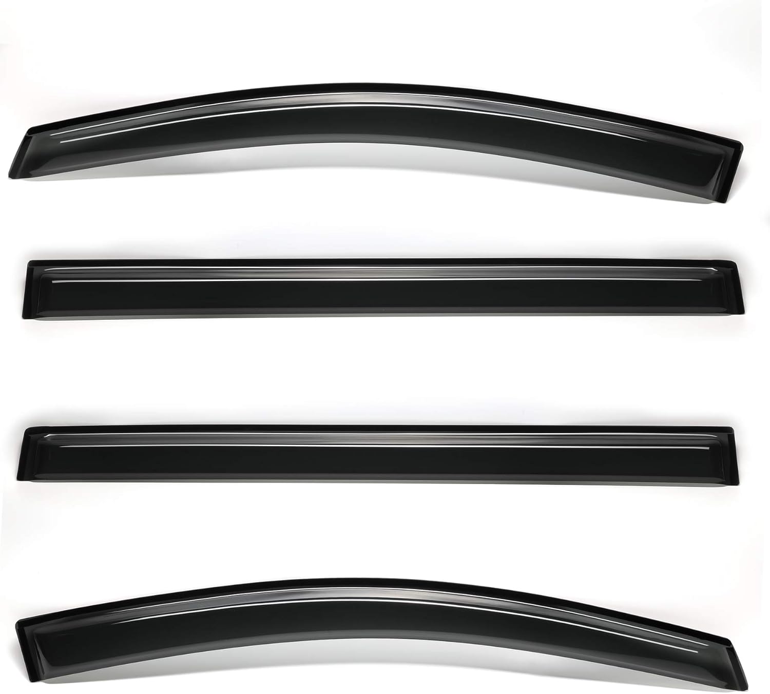 4pcs Compatible with 11-20 Toyota Sienna XL30 Van Sun Rain Guard Vent Shade Window Visors