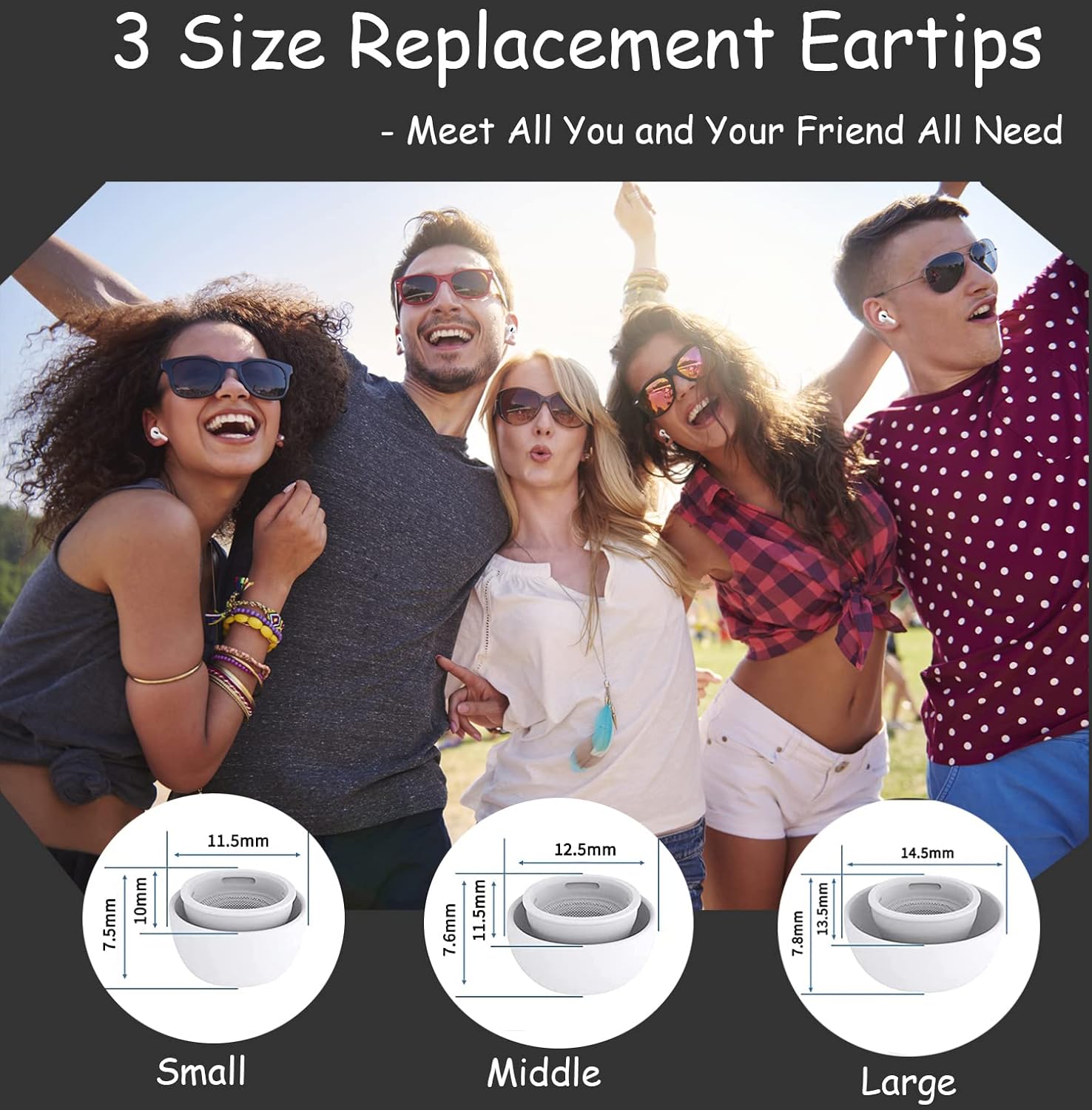 AirPods Pro 2/1 Case Lock with Cleaner Kit & Replacement Ear Tips (S/M/L), Rugged Protective Cover for iPod Pro (2023/2022/2019) with Keychain, Army Green - Image 7