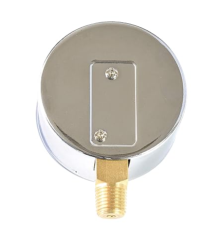 Miniatura 5 de CARBO Instruments Medidor de cápsula de baja presión de diafragma, esfera de 2-12", rango de 5 PSI, montaje inferior NPT de 14", caja de acero