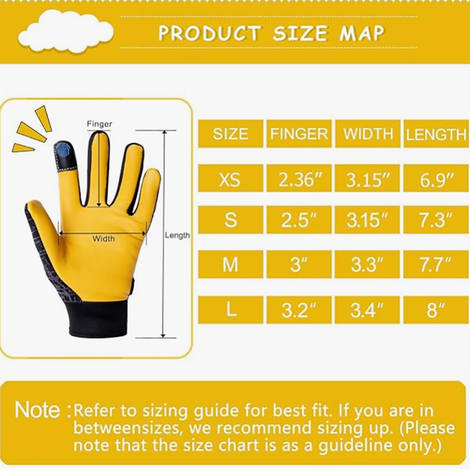 Gants de travail pour enfants en cuir véritable, gants de sécurité pour écran tactile, réfléchissants, respirants, pour enfants de 2 à 12 ans (noir, 2 paires, taille M (6-9 ans))