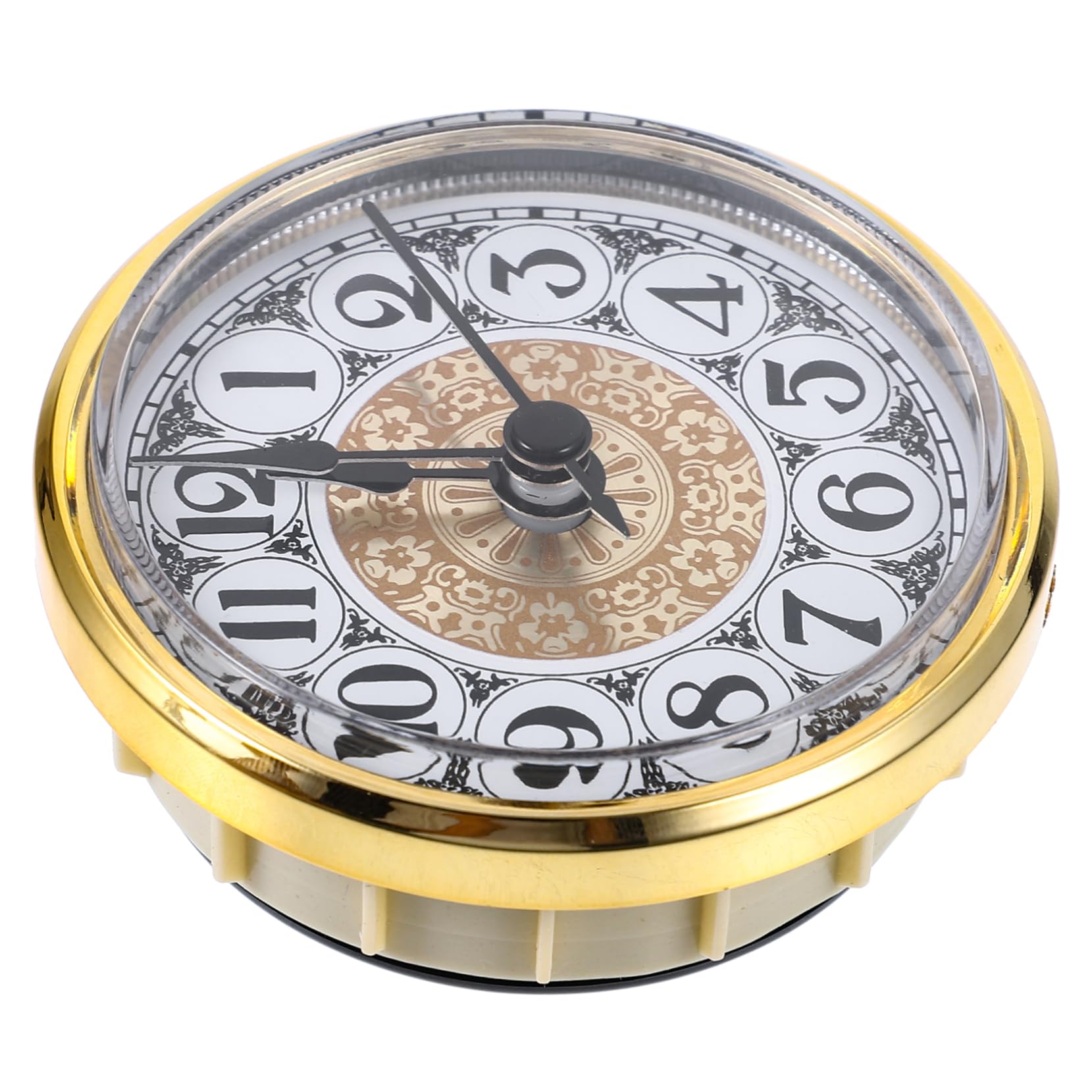 Alipis 4 Pezzi inserto orologio rotondo motore 'orologio inserto fai da te calendario desk clock home decor meccanismo ' in miniatura i di Metallo
