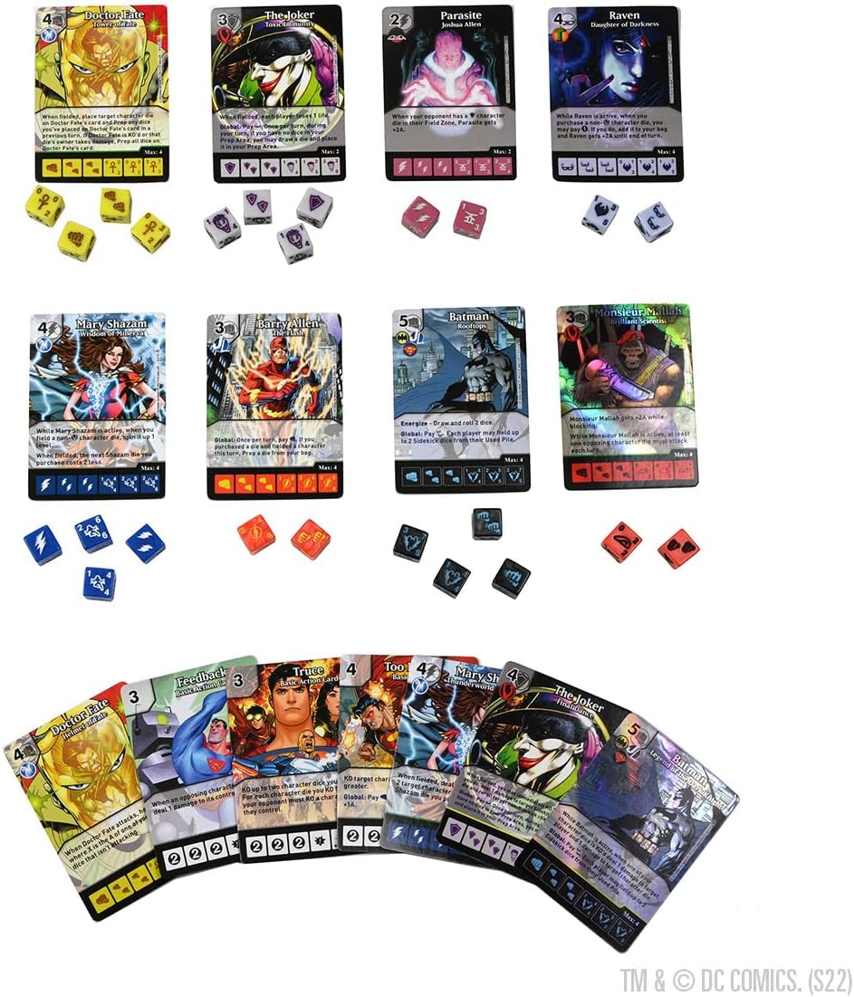 WizKids DC Dice Masters: Superman Kryptonite Crisis Countertop Display