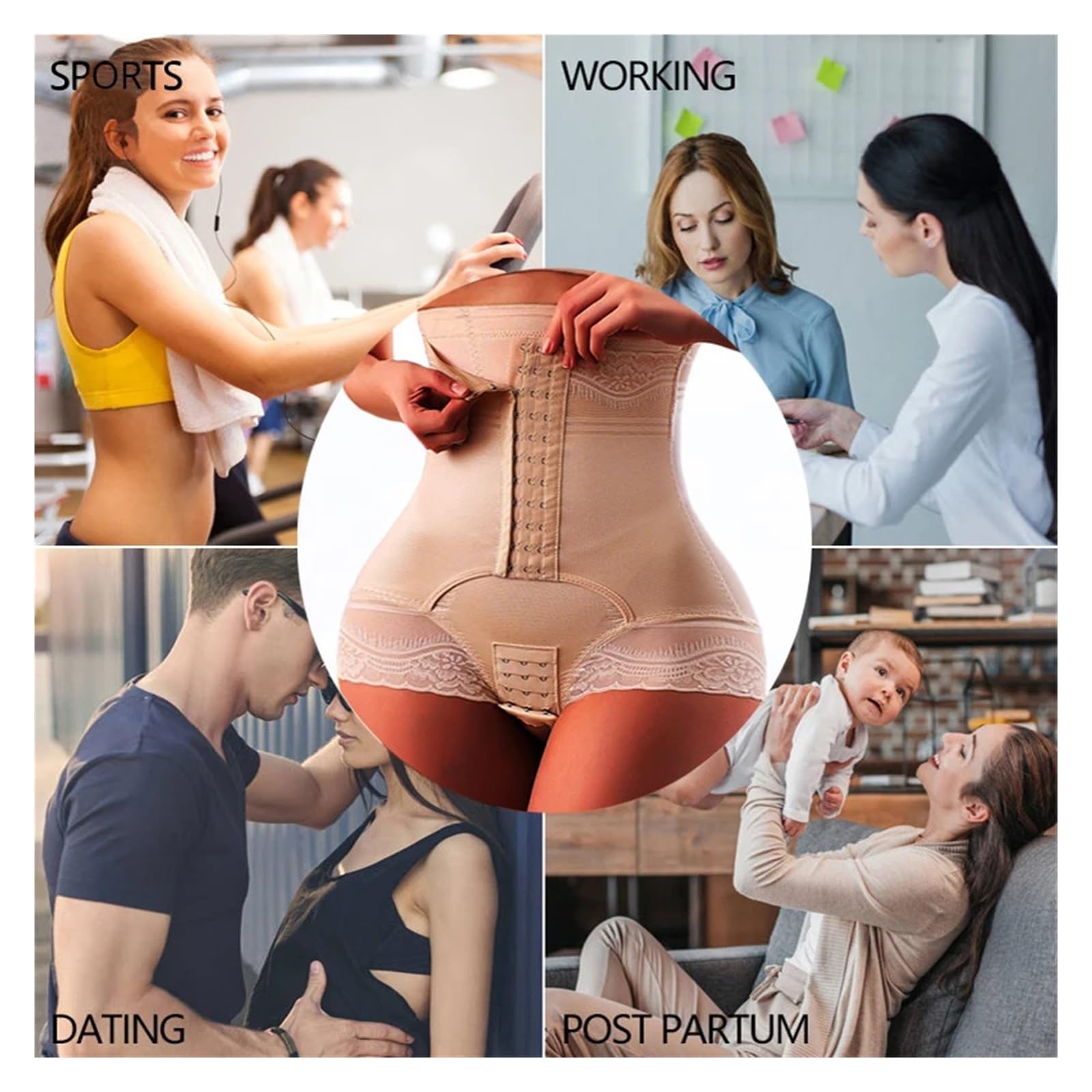 Guaina Modellante per Donna, Mutandine di Controllo della Pancia, Vita Alta, Modellante, Guaina Post-Parto, Intimo Snellente, Modellante