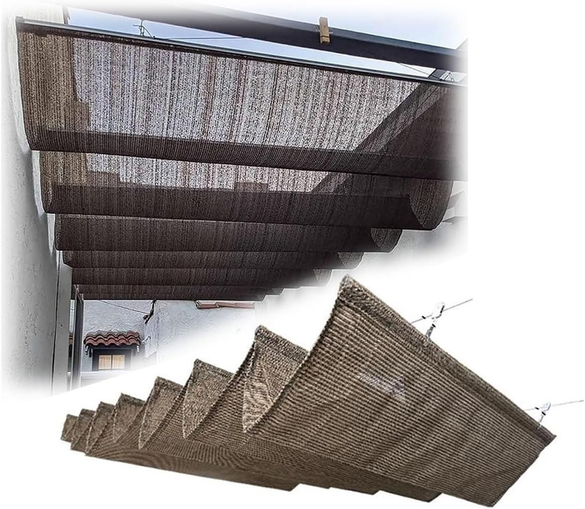 Sun Shade Sail Wave Shade Sail Retractable ，Retractable Wave Canopy Pergola Cover，for Pergola Cover Canopy Shade Protection(W0.8*L6m/W2.62*L19.68ft)