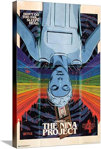 Trends International Netflix Stranger Things Season 4 - Póster de pared del proyecto Nina, 14.72 x 22.37 pulgadas, lienzo estirado