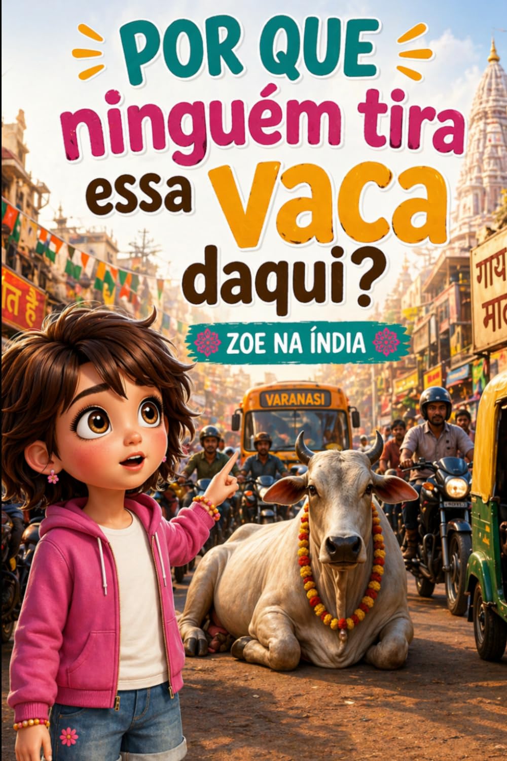 POR QUE NINGUÉM TIRA ESSA VACA DAQUI?: ZOE NA ÍNDIA (ZOE PELO MUNDO)