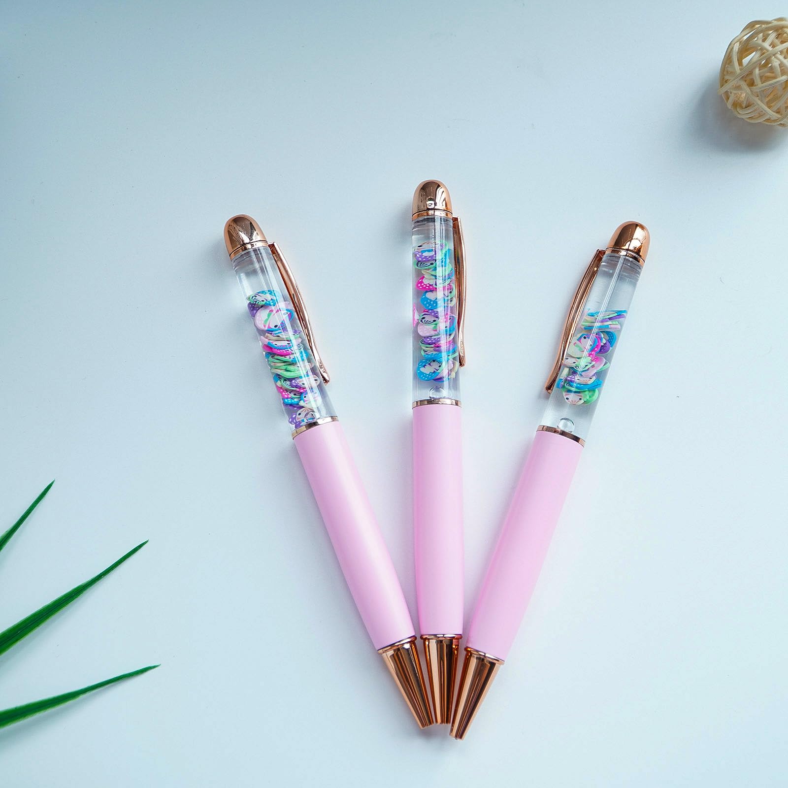 Sikyby Mermaid Funny Pens Cute Floater Floating Liquid Writing Journaling Office Pen Unique Gifts - Image 3