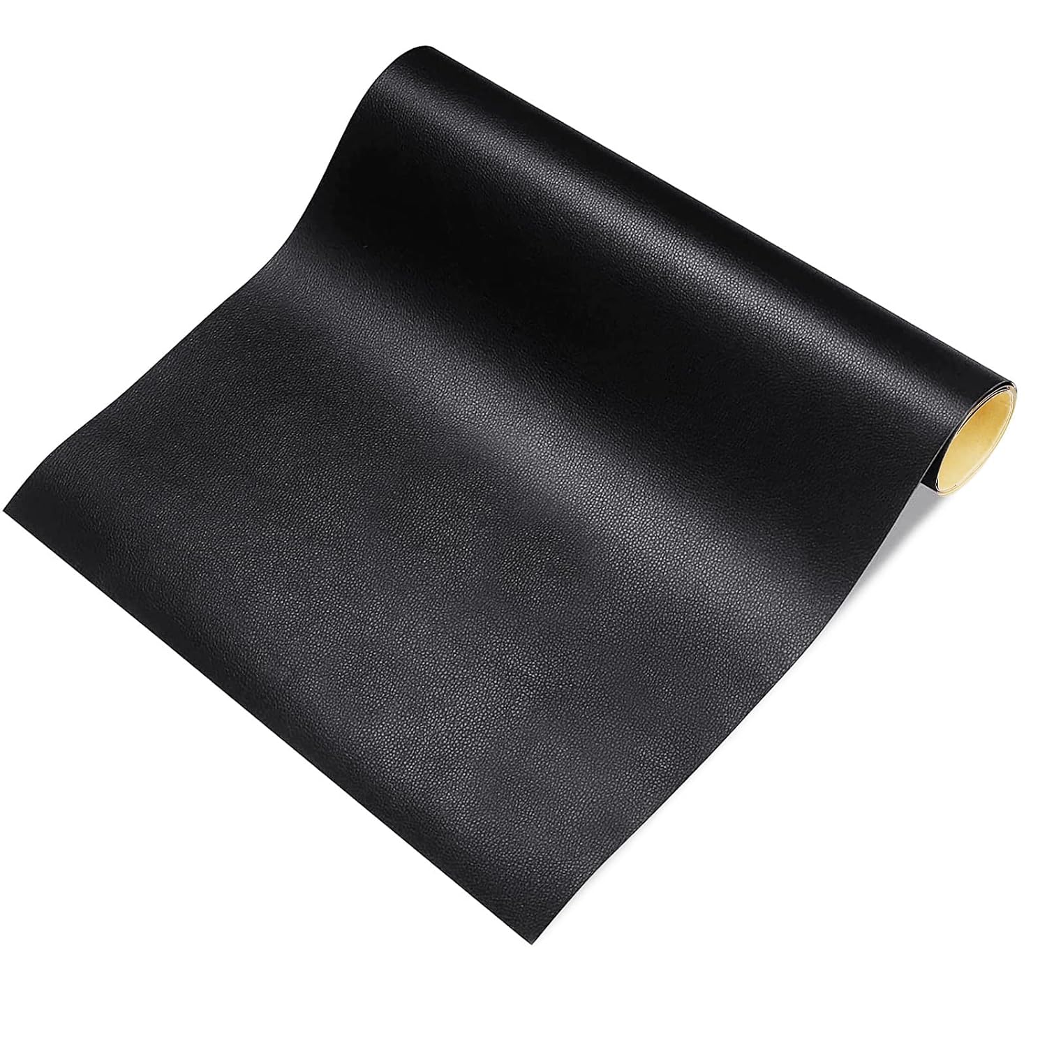 SEISSO Leather Repair Tape Patch, Black, 15 x 78 inch Self