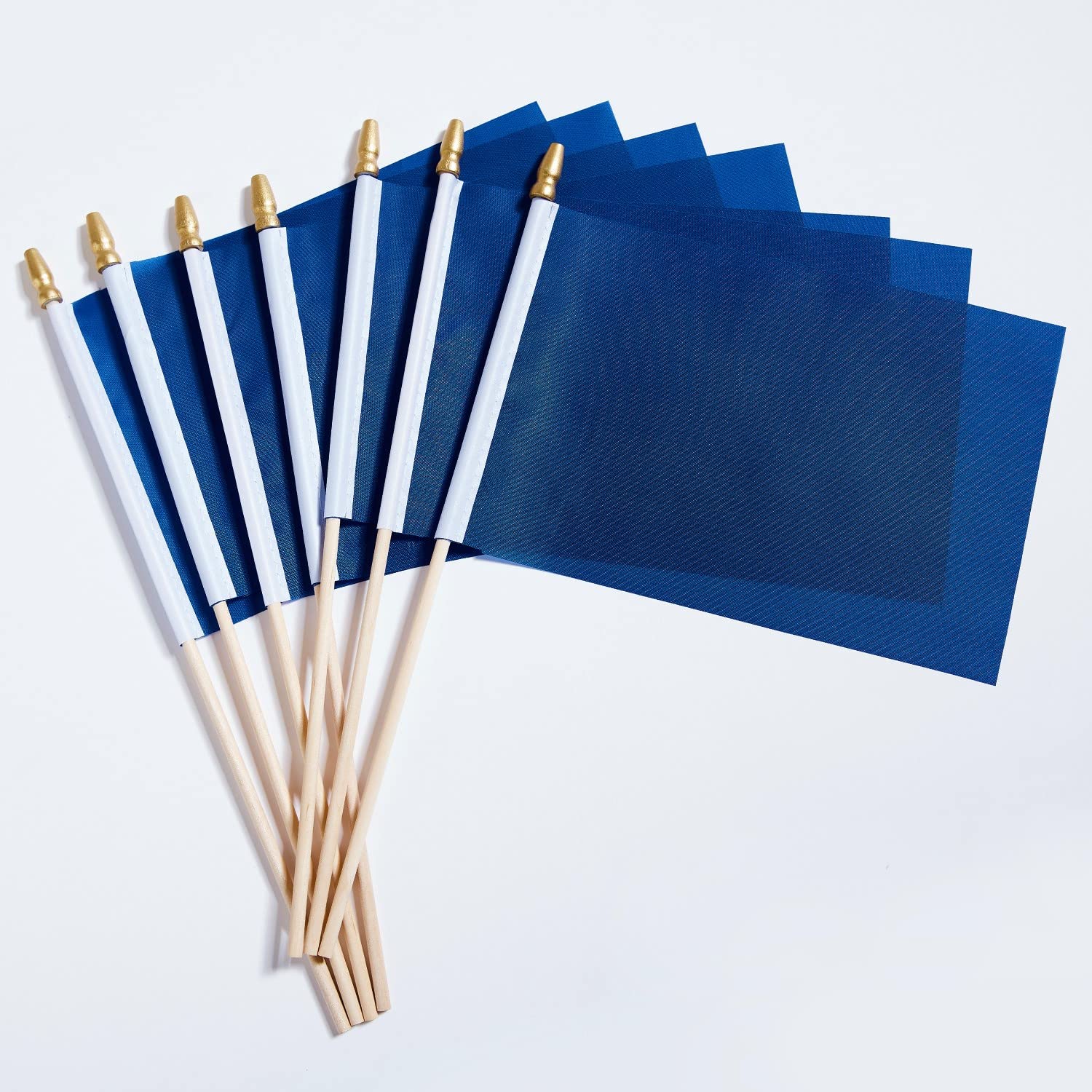 ZXvZYT Solid color flag (blue 12pack) : Amazon.sg: Sporting Goods