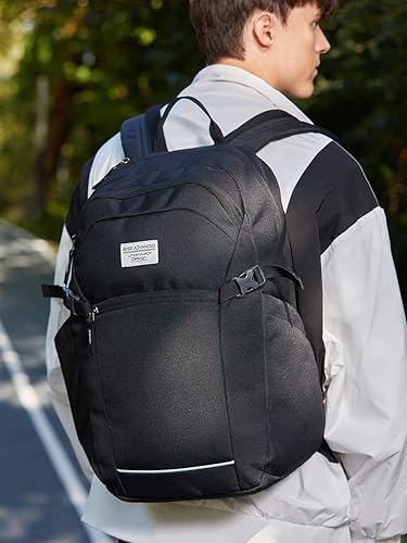 Miniatura 6 de EVER ADVANCED Mochila de trabajo, mochila de viaje para laptop para mujeres y hombres con funda de equipaje, compatible con laptop de 15.6 pulgadas,