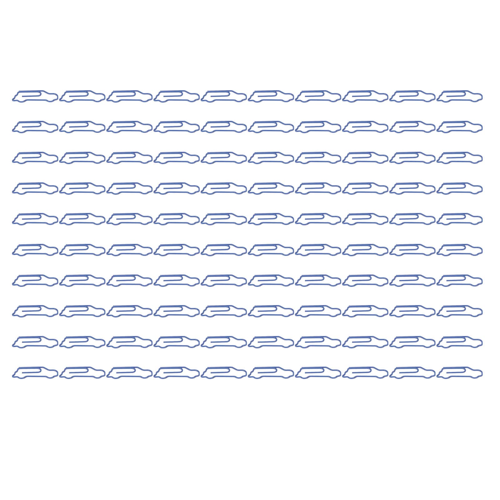 30 Clips De Papel, Clips Surtidos, Clips En Forma De Coche