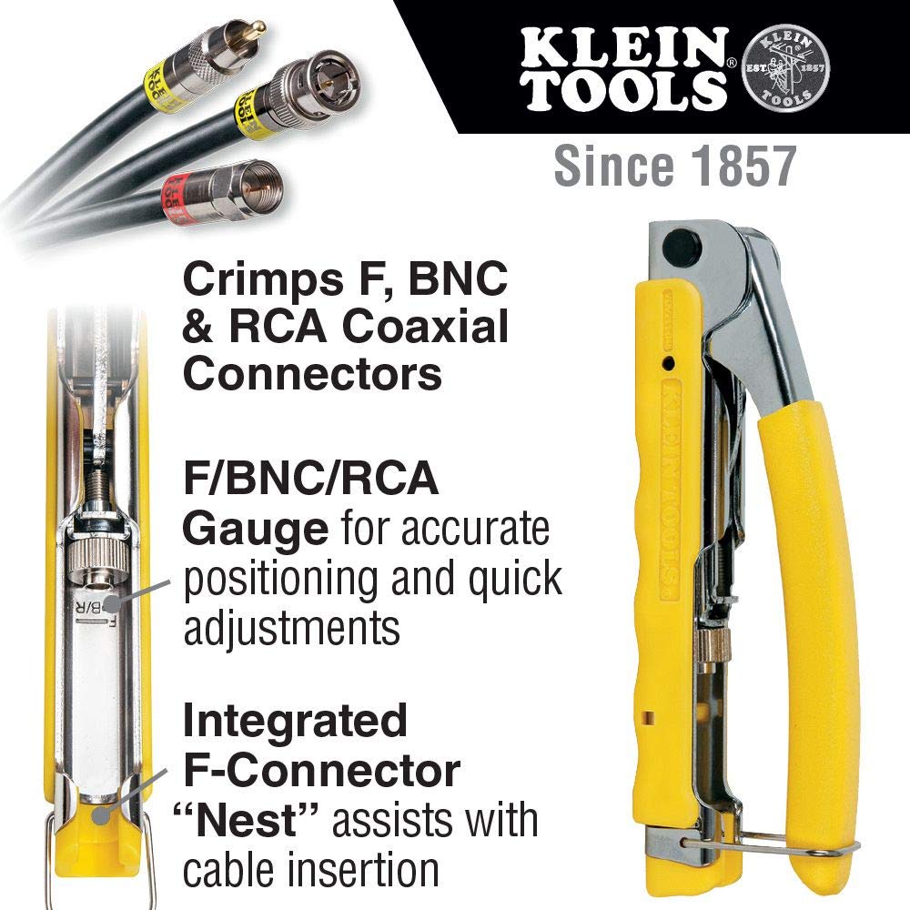 Klein Tools VDV001819 Cable Installation Tools Set with Crimpers, Scout